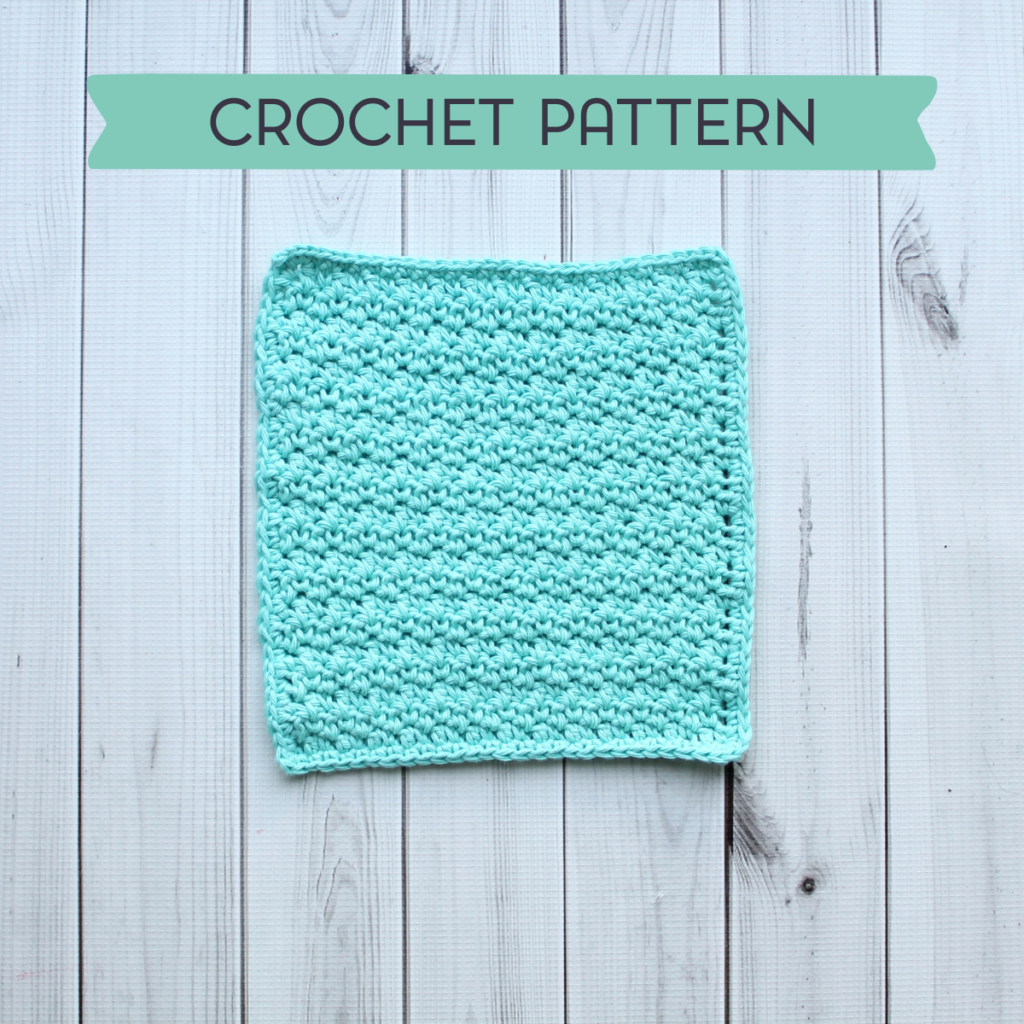 Crochet Pattern - Textured Dishcloth - La Capitaine Crochète
